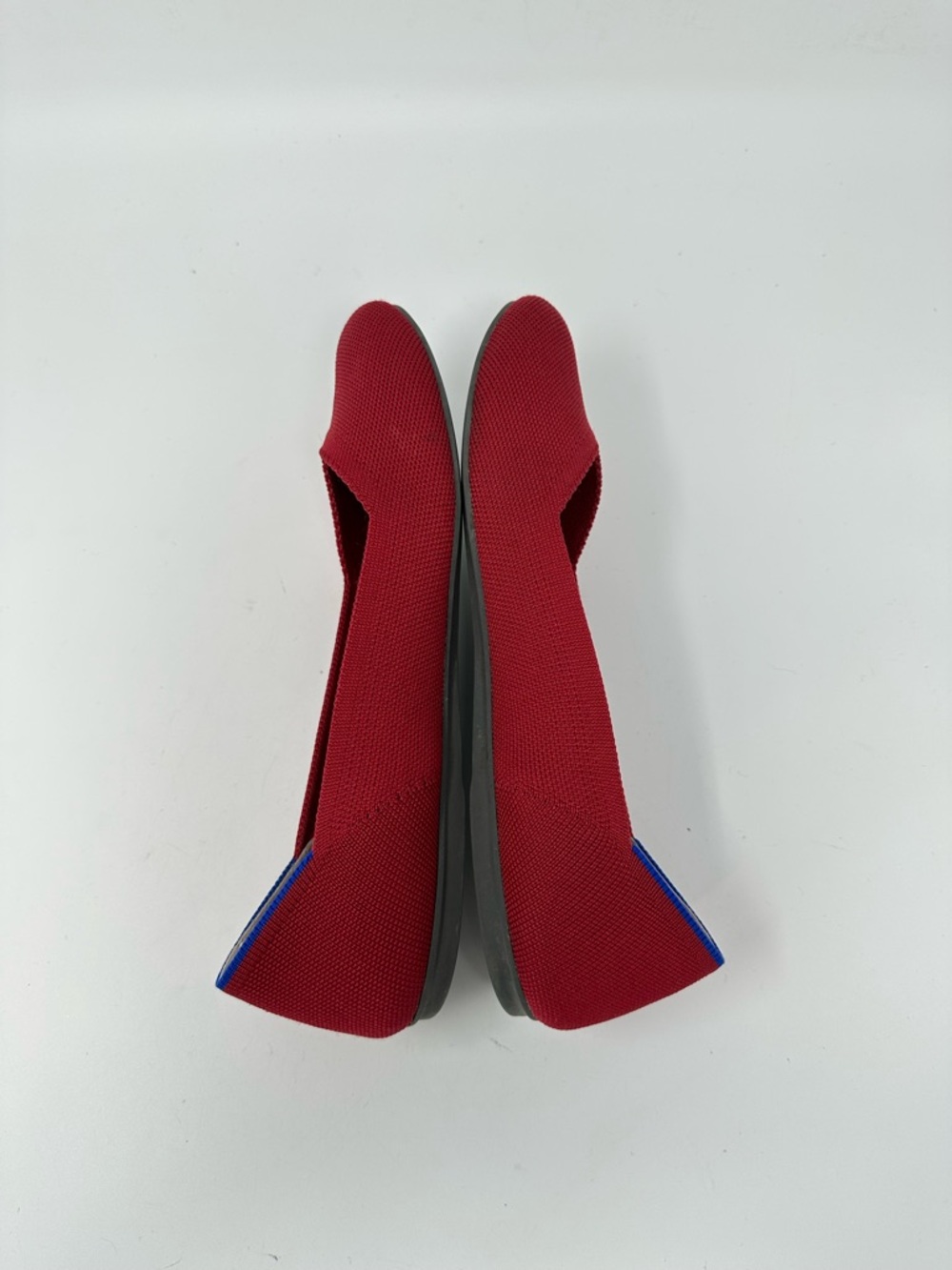 Rothy's The Flat Red Round Toe Slip-On Ballet Flat Size 9 - Picture 3 of 15